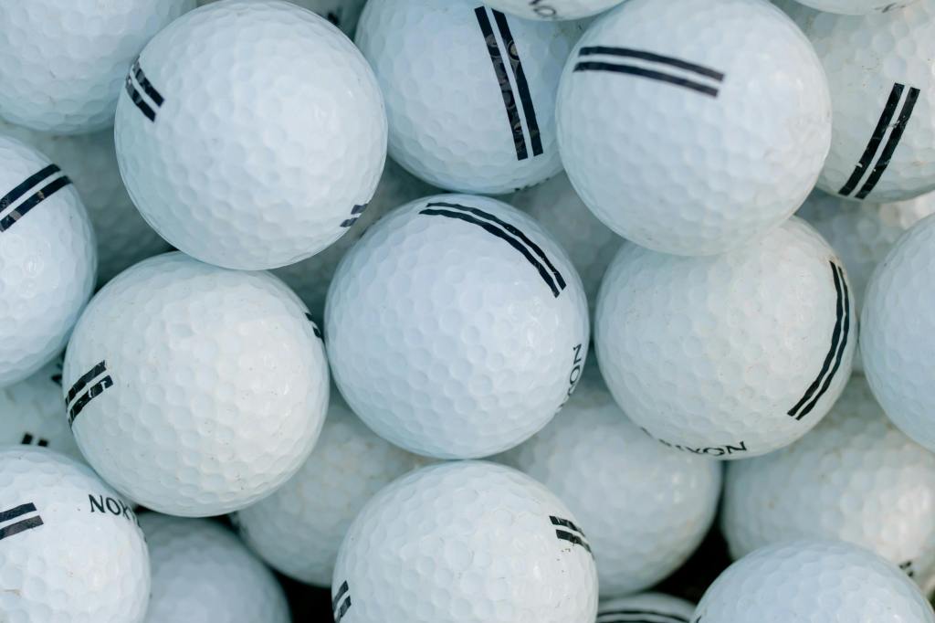 Collection of golf balls